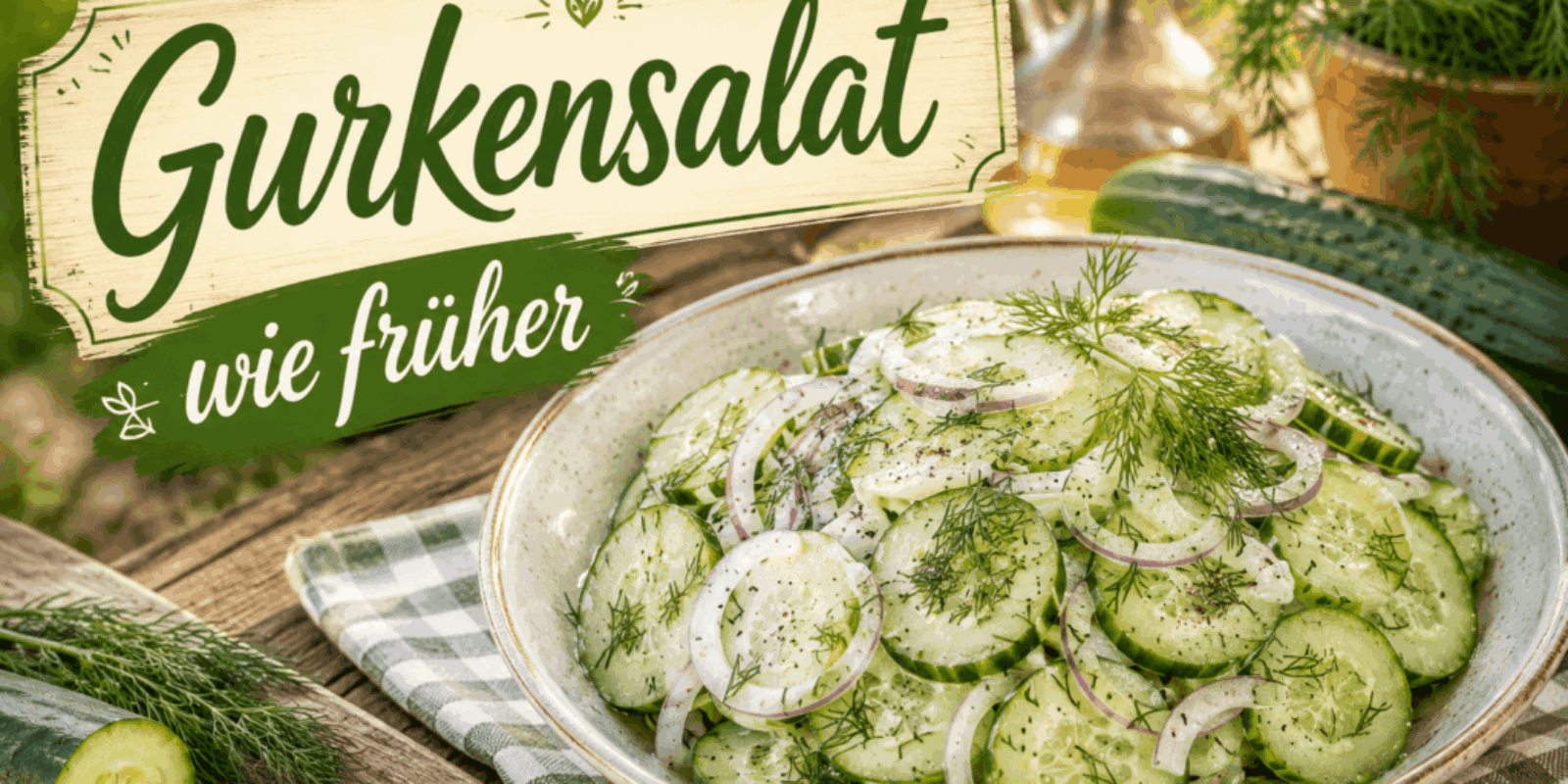Gurkensalat wie früher