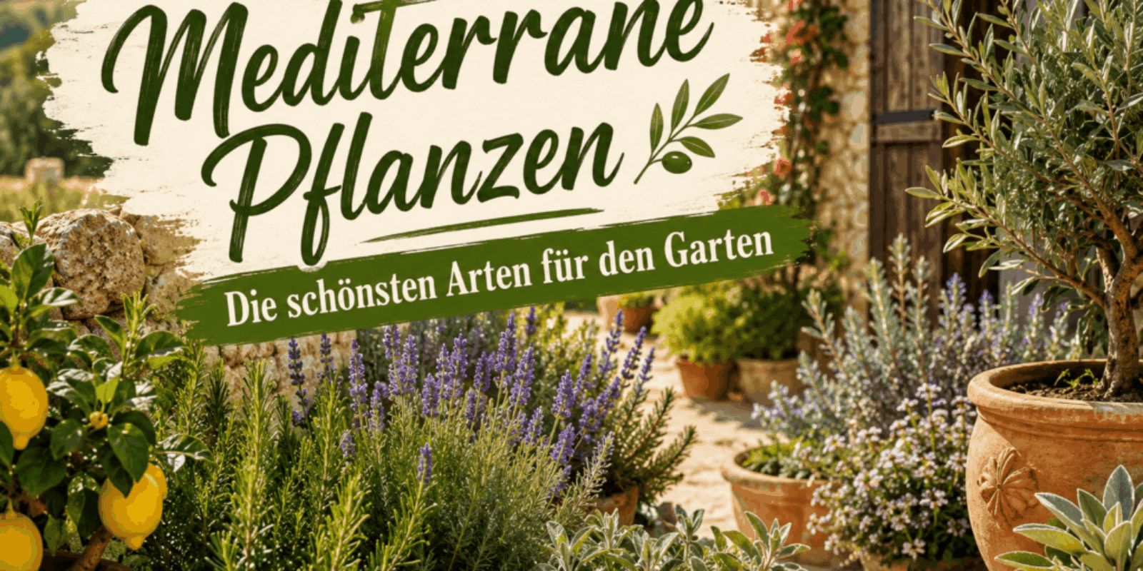 Mediterrane Pflanzen - Die schönsten Arten für den Garten