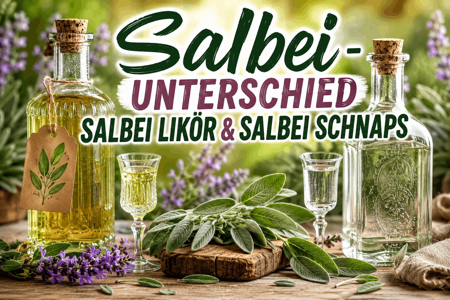 Salbei - Was ist der Unterschied zwischen Salbei Likör und Salbei Schnaps? Salbei - Was ist der Unterschied zwischen Salbei Likör und Salbei Schnaps?
