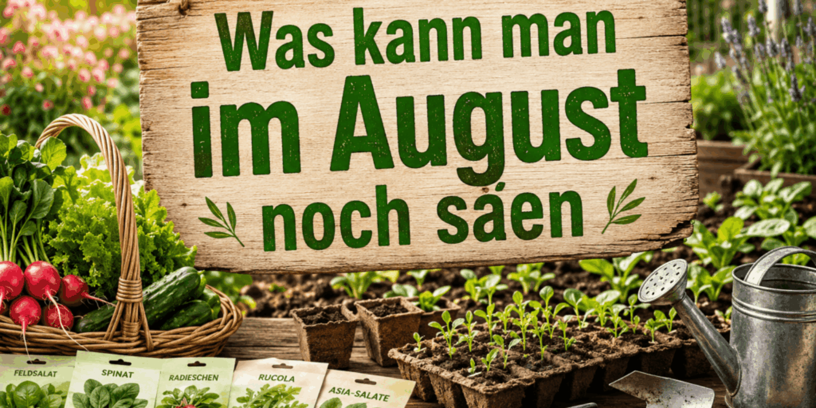 Was kann man im August noch säen?