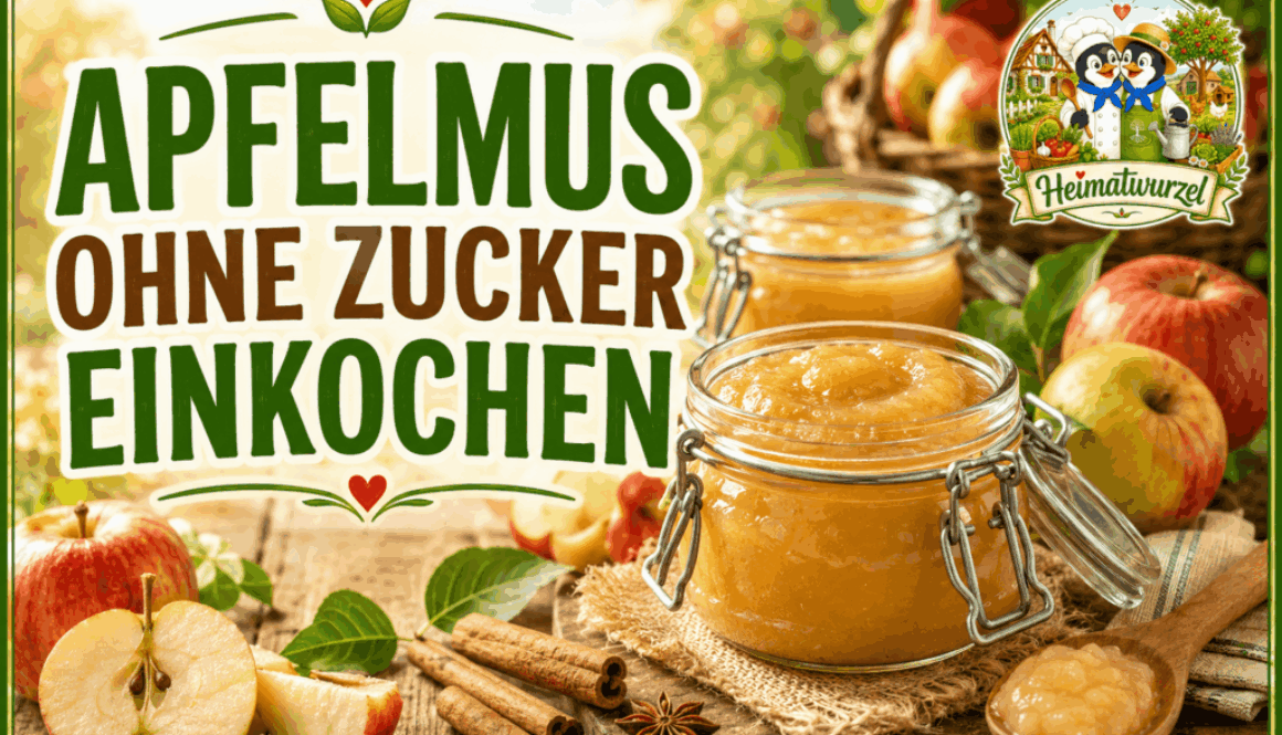 Apfelmus ohne Zucker einkochen