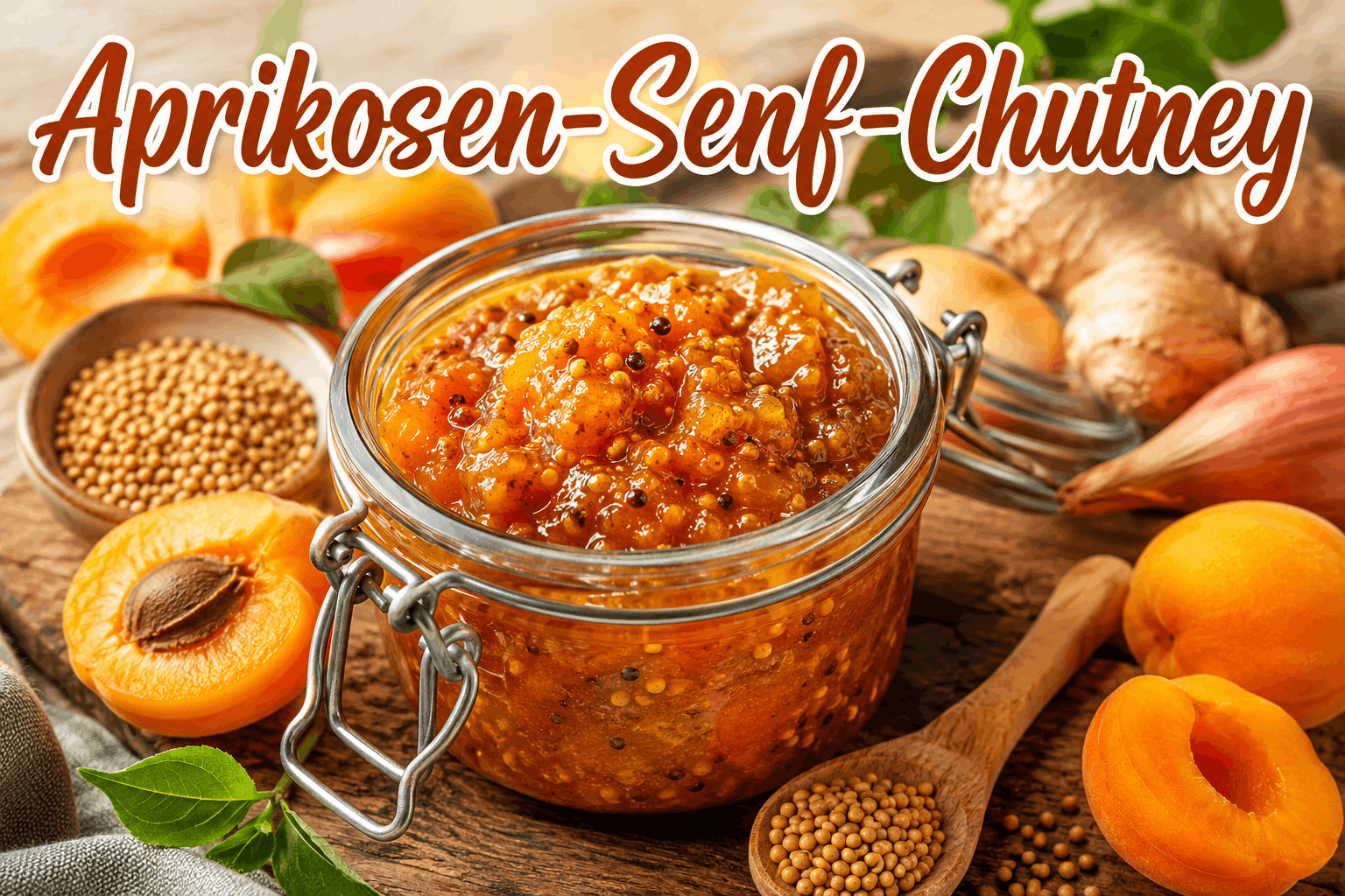 Aprikosen-Senf-Chutney Rezept Aprikosen-Senf-Chutney Rezept
