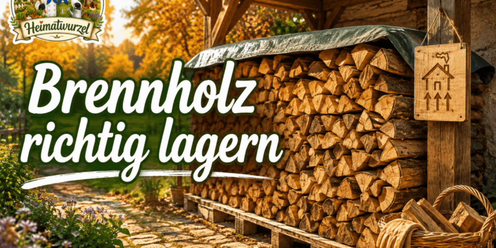 Brennholz richtig lagern