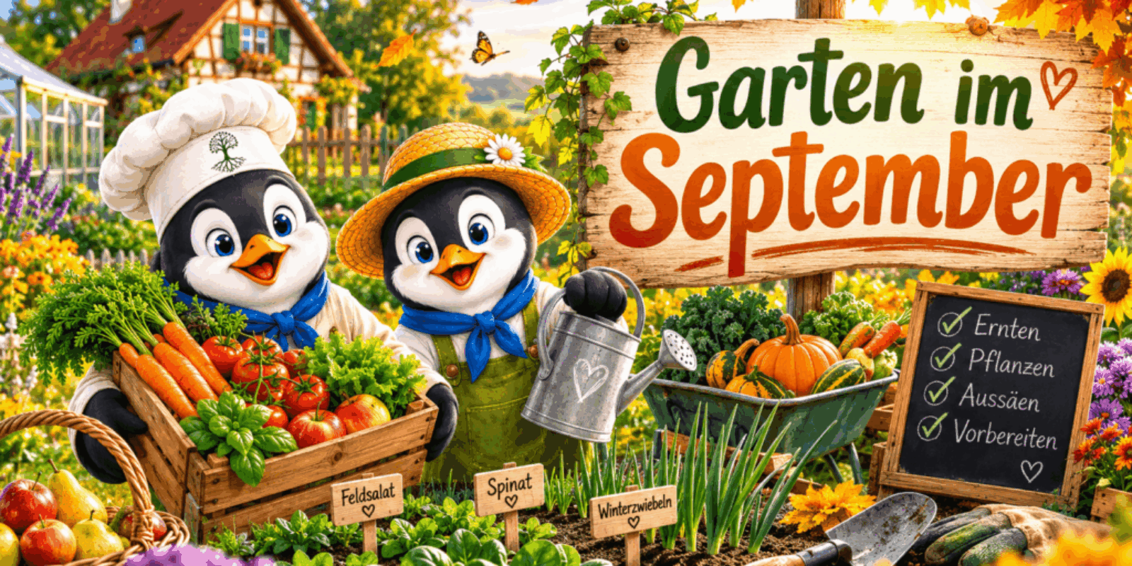 Garten im September