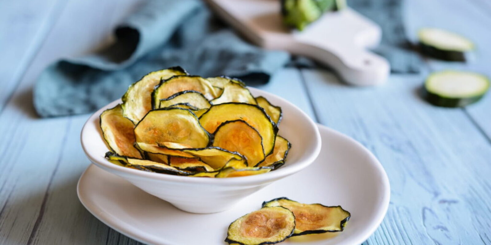 Geröstete Zucchini-Chips Rezept