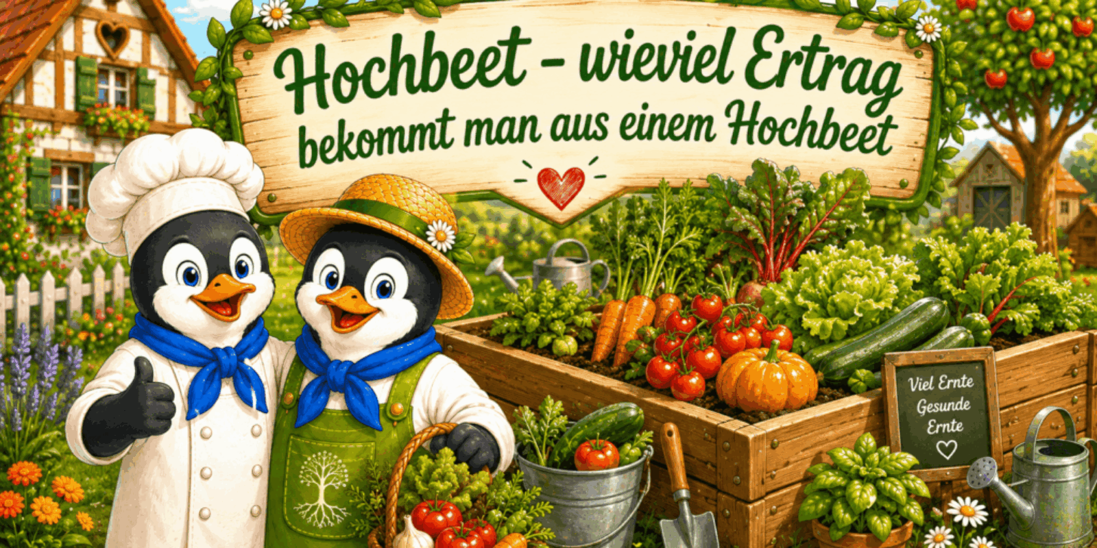 Hochbeet - wieviel Ertrag bekommt man aus einem Hochbeet