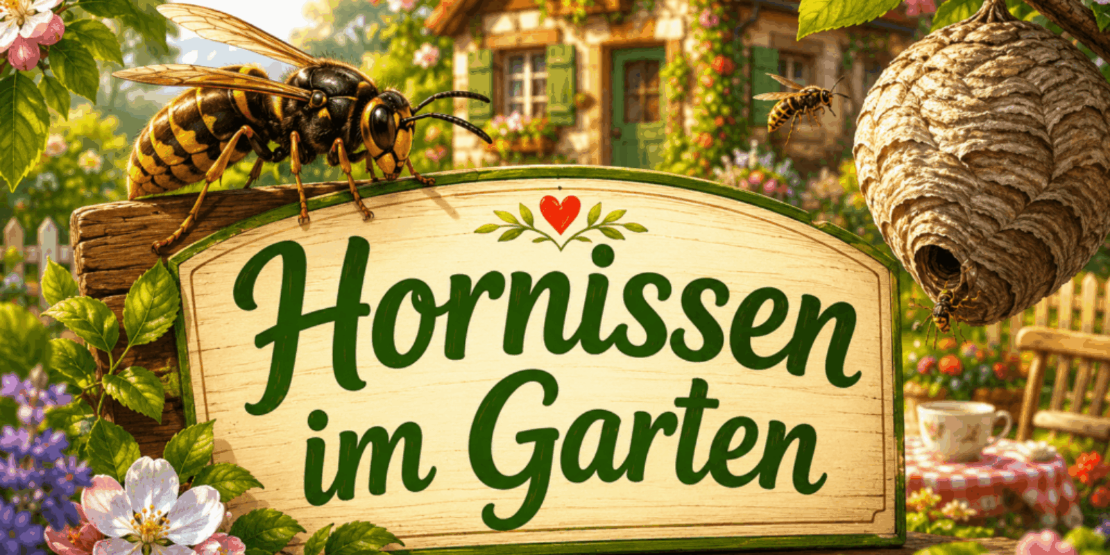 Hornissen im Garten