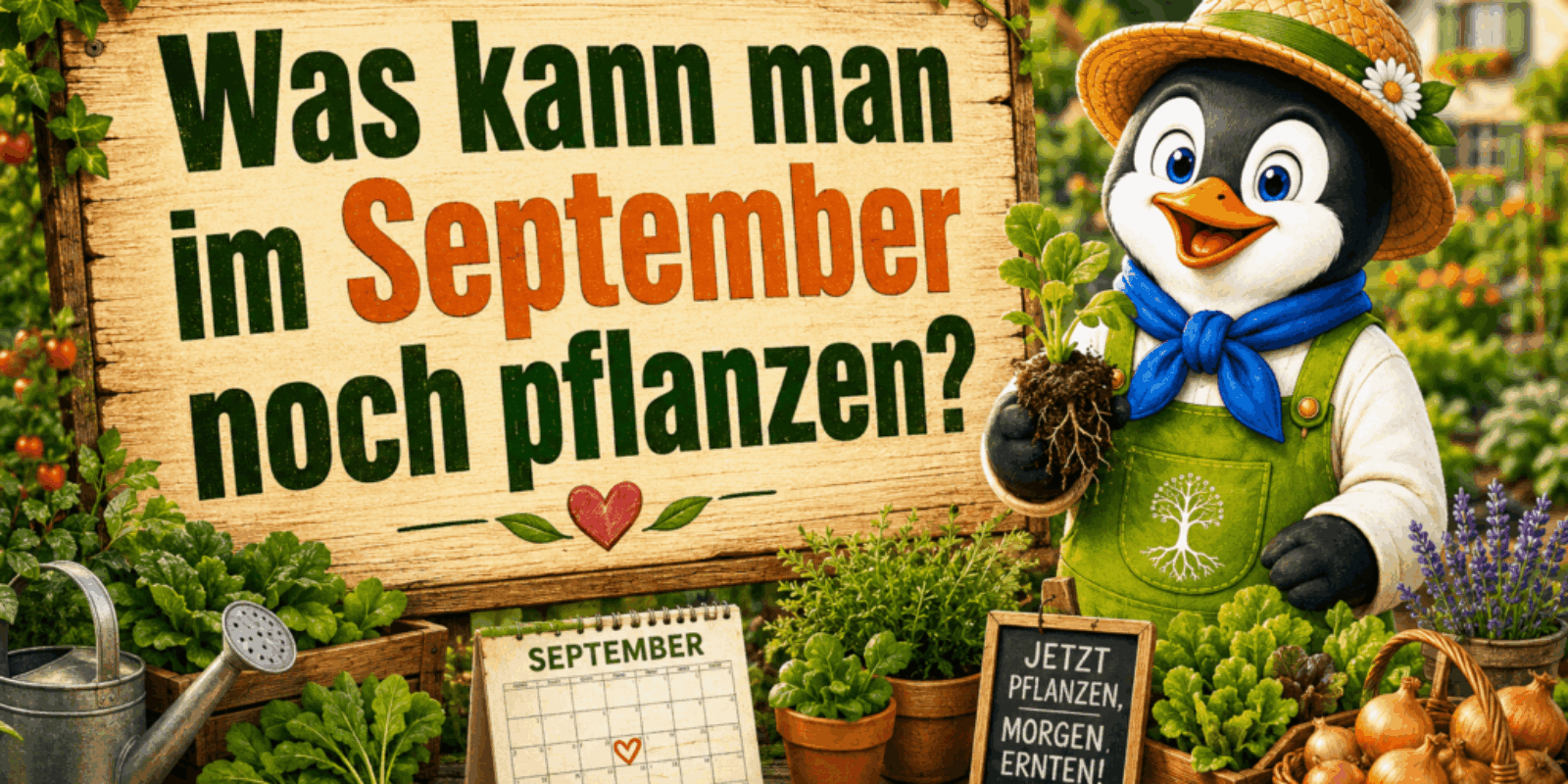 Was kann man im September noch pflanzen?