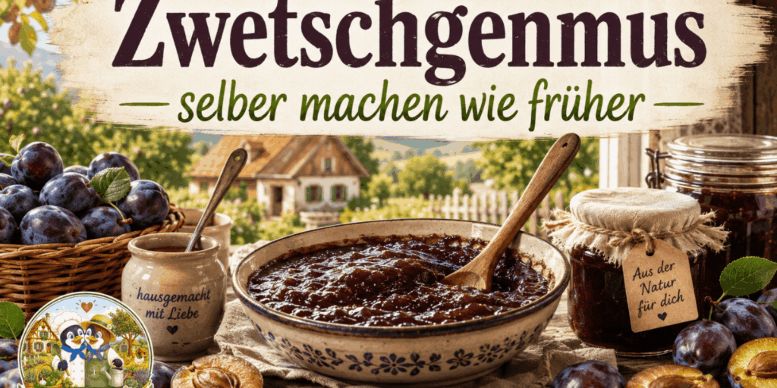 Zwetschgenmus selber machen wie früher