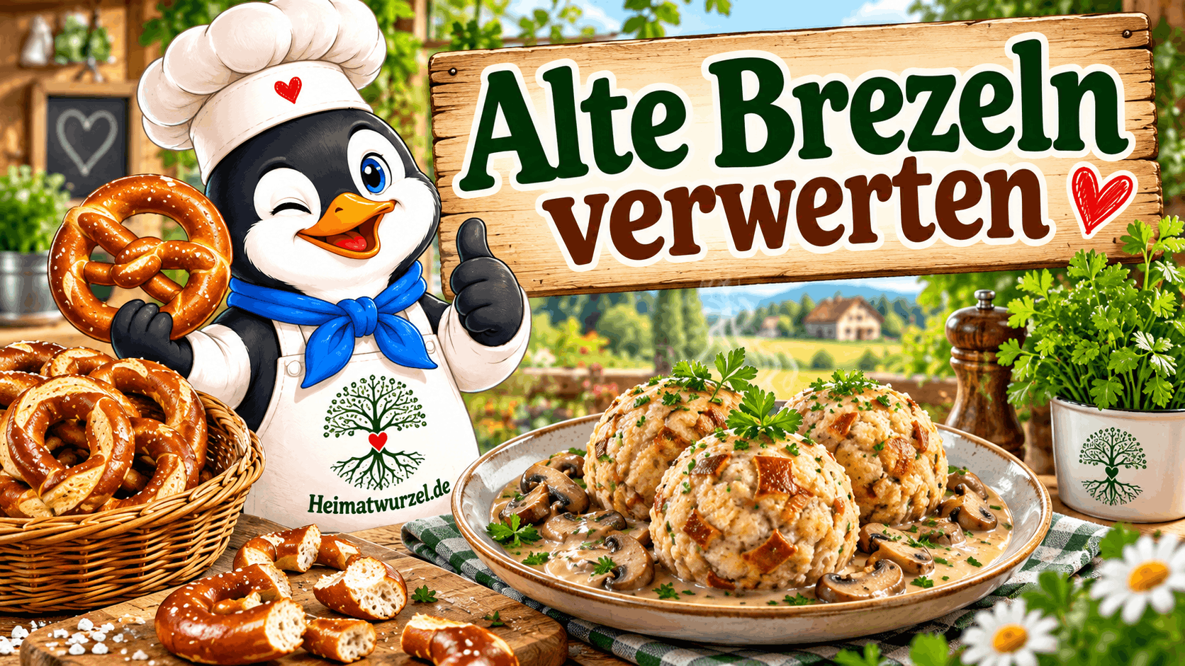 Alte Brezeln verwerten Alte Brezeln verwerten