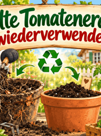 Alte Tomatenerde wiederverwenden