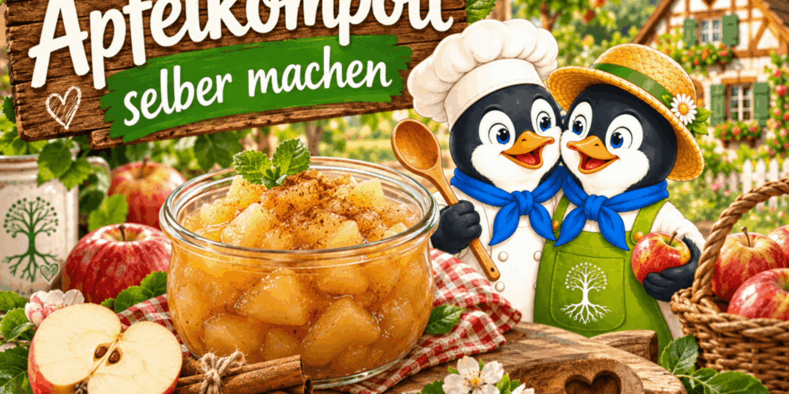 Apfelkompott selber machen