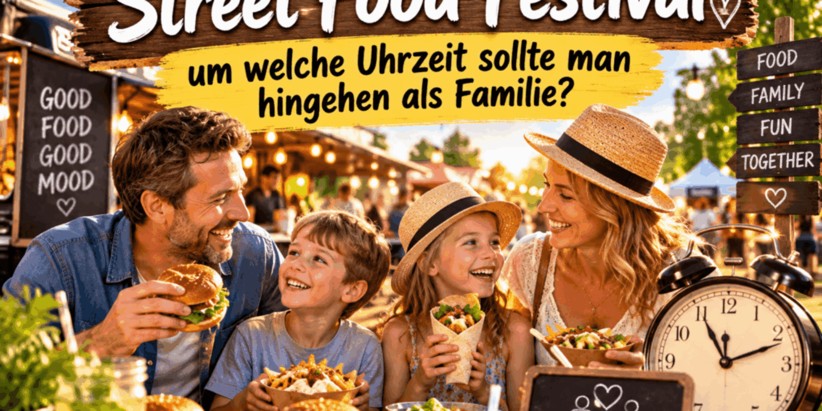 Familienzeit beim Street-Food-Festival