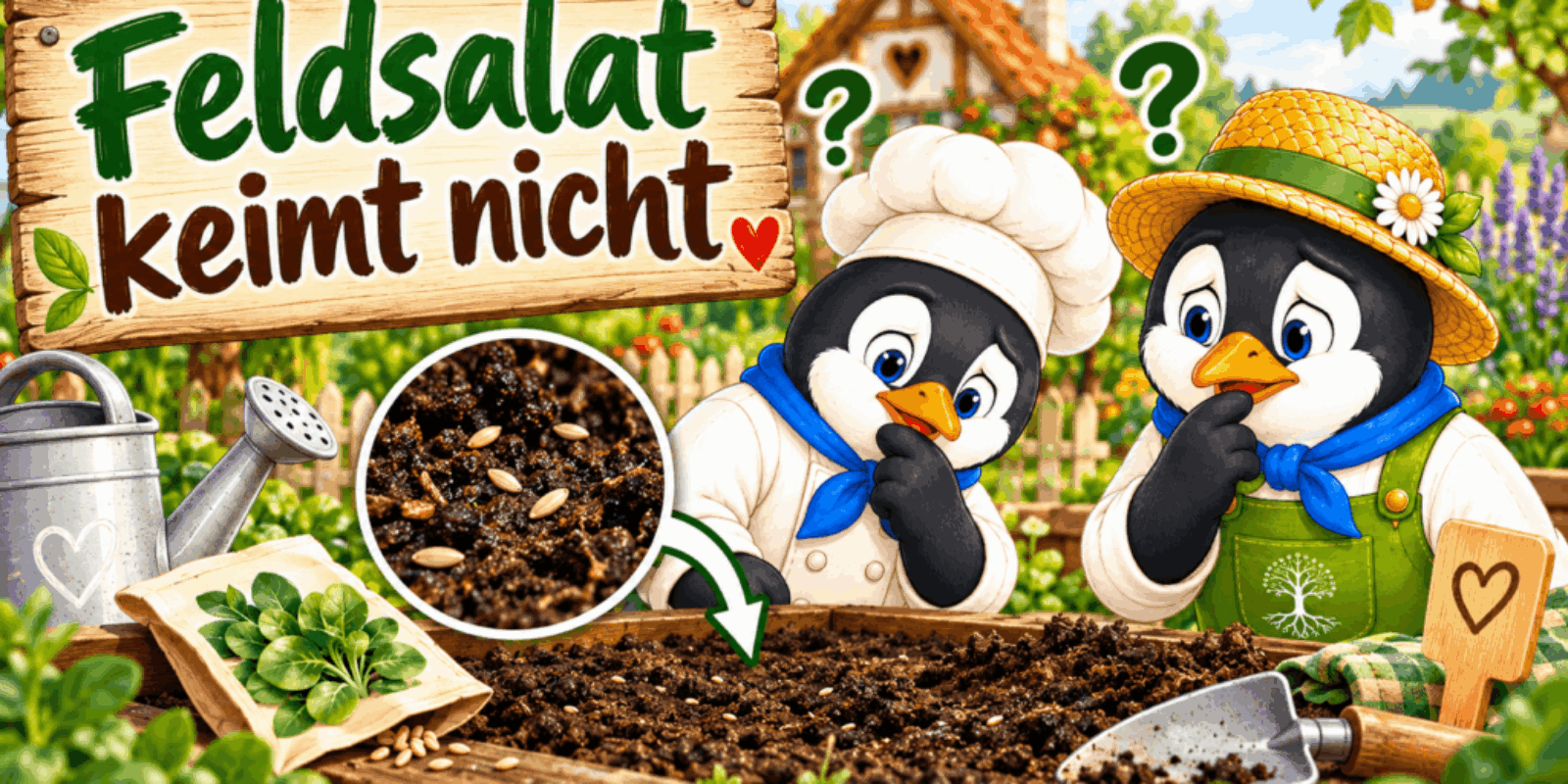 Feldsalat keimt nicht