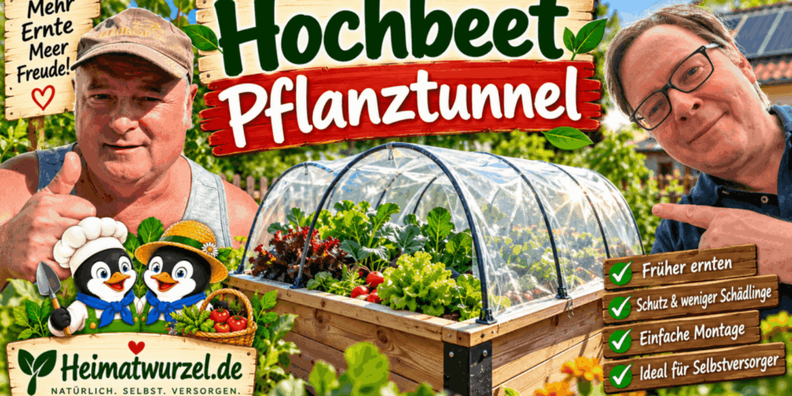 Hochbeet Pflanztunnel