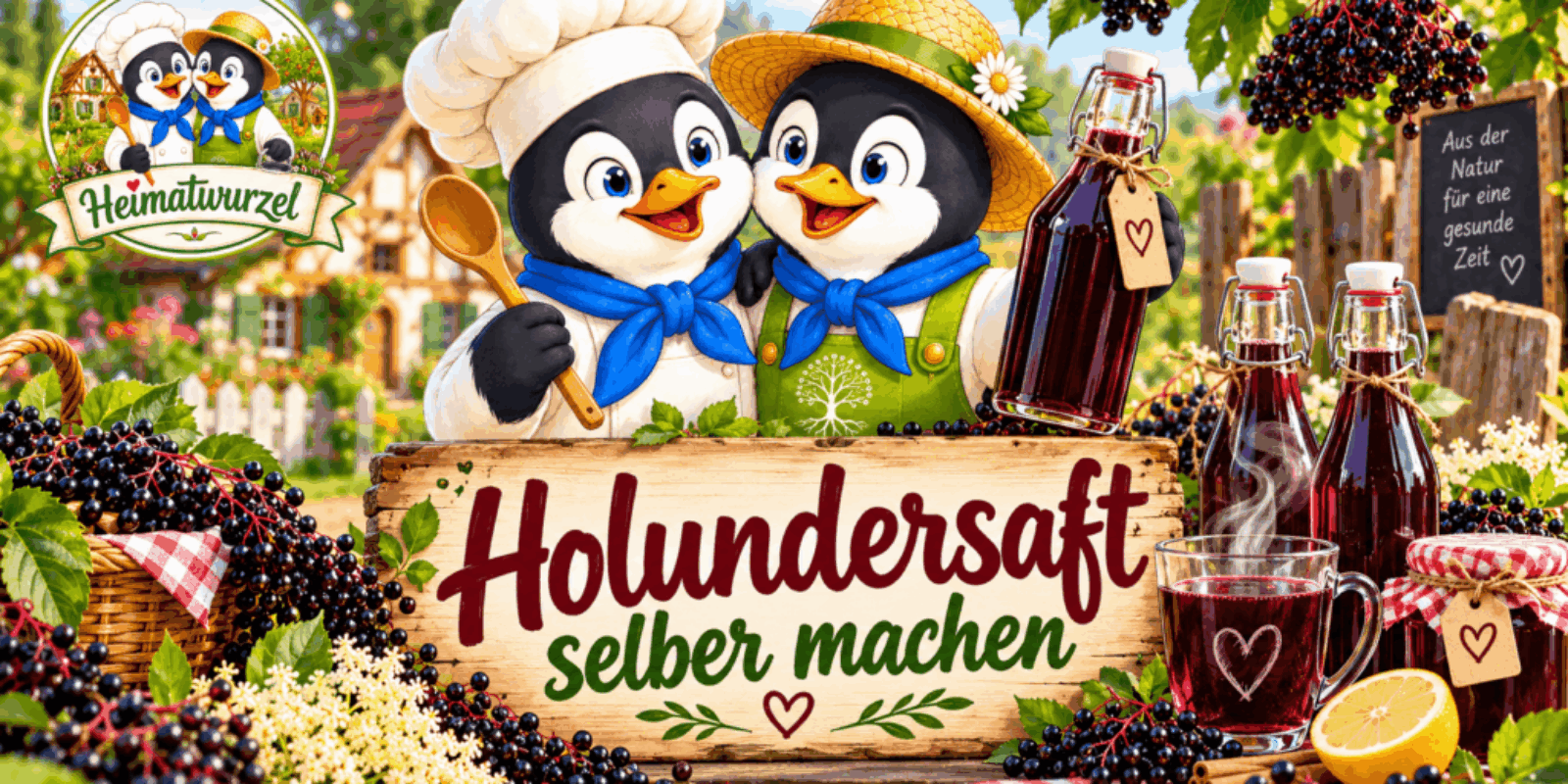 Holundersaft selber machen