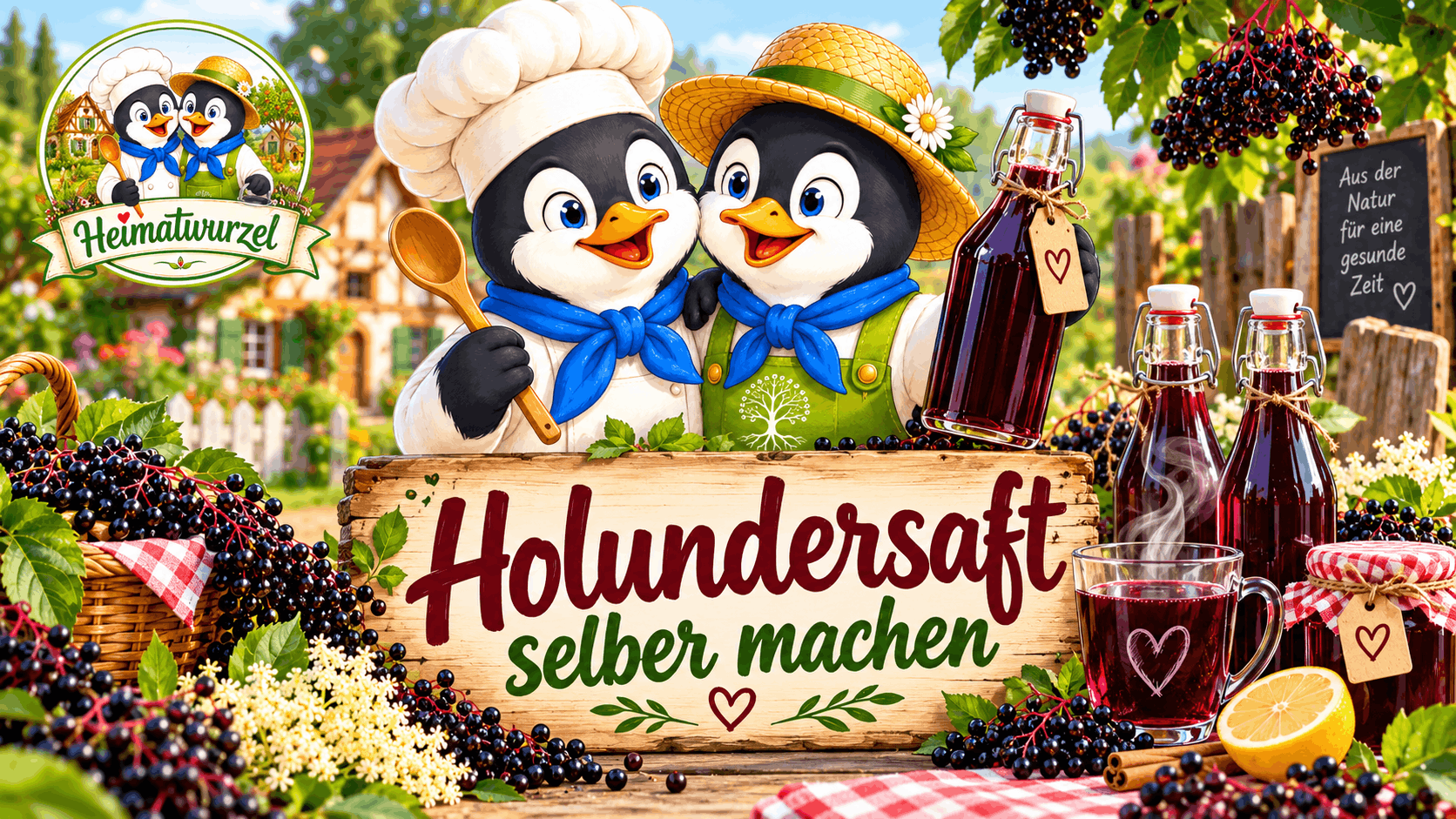 Holundersaft selber machen Holundersaft selber machen