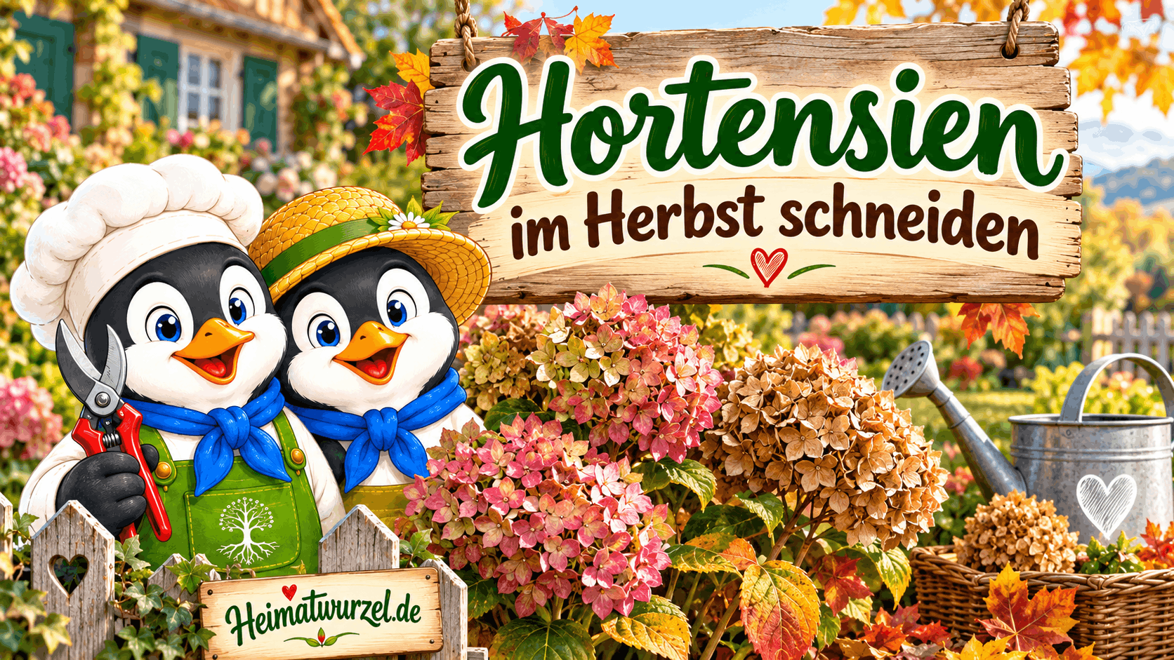 Hortensien im Herbst schneiden Hortensien im Herbst schneiden