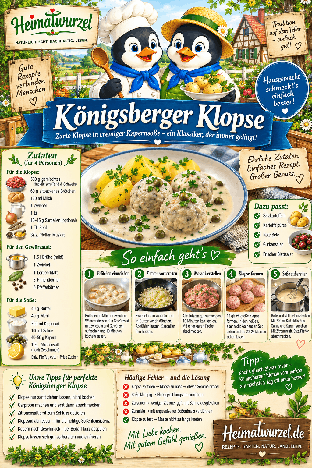 Königsberger Klopse Infografik Königsberger Klopse Infografik