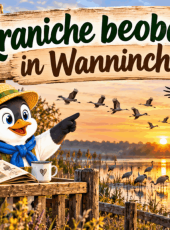 Kraniche beobachten in Wanninchen