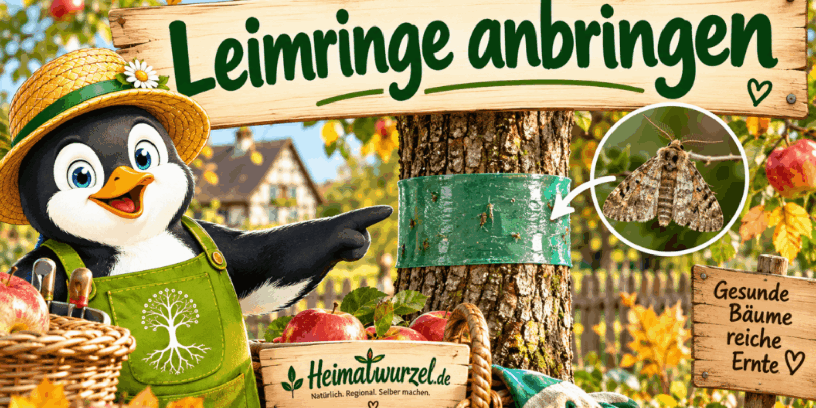 Leimringe anbringen