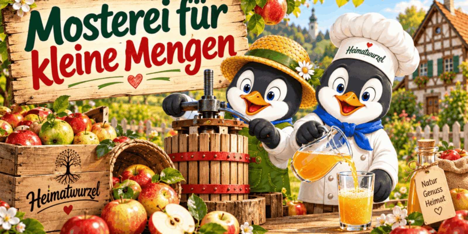 Mosterei für kleine Mengen
