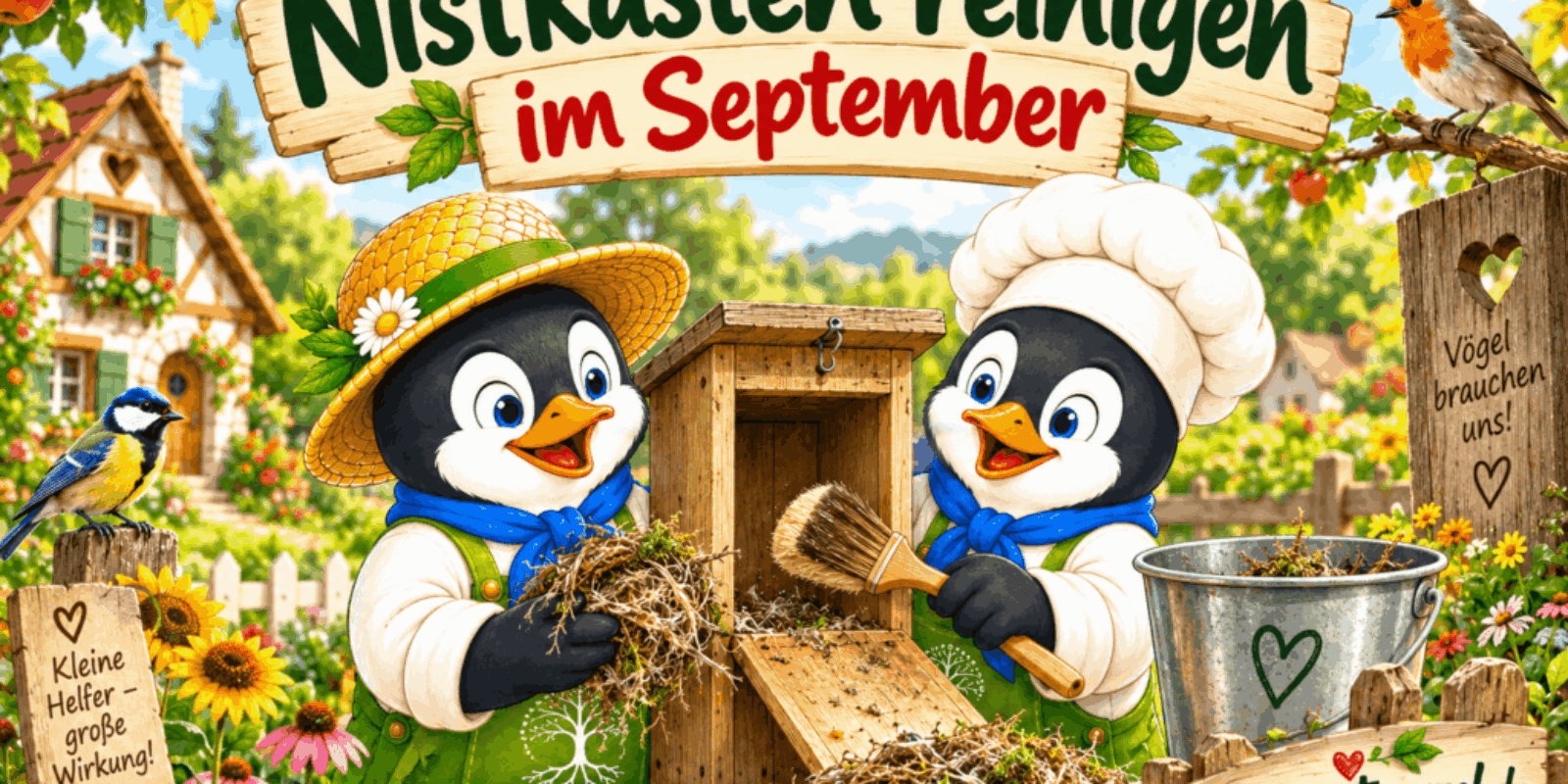 Nistkasten reinigen im September