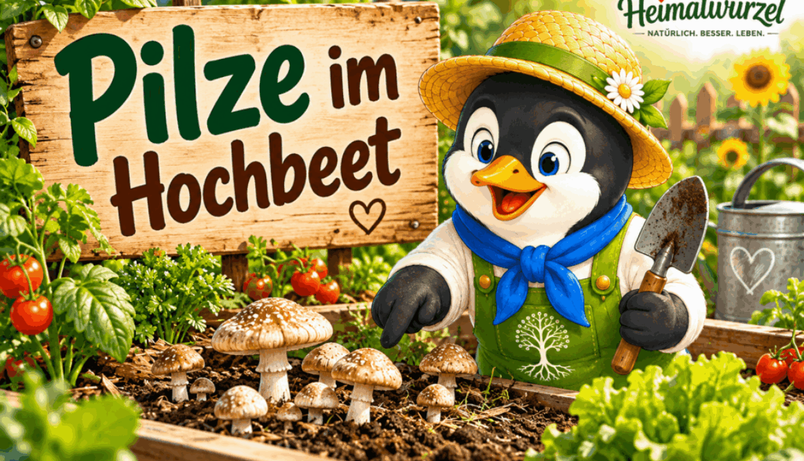 Pilze im Hochbeet