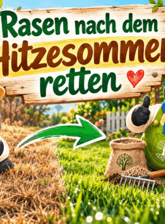 Rasen nach dem Hitzesommer retten