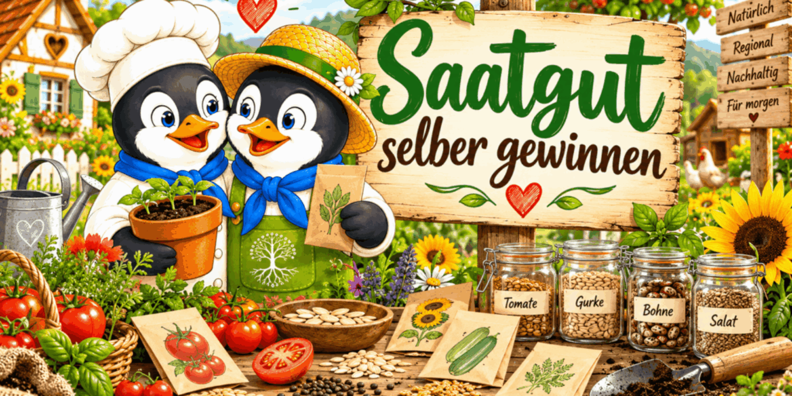 Saatgut selber gewinnen