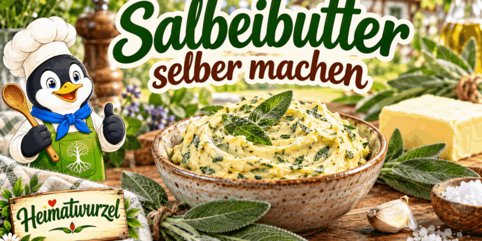 Salbeibutter selber machen
