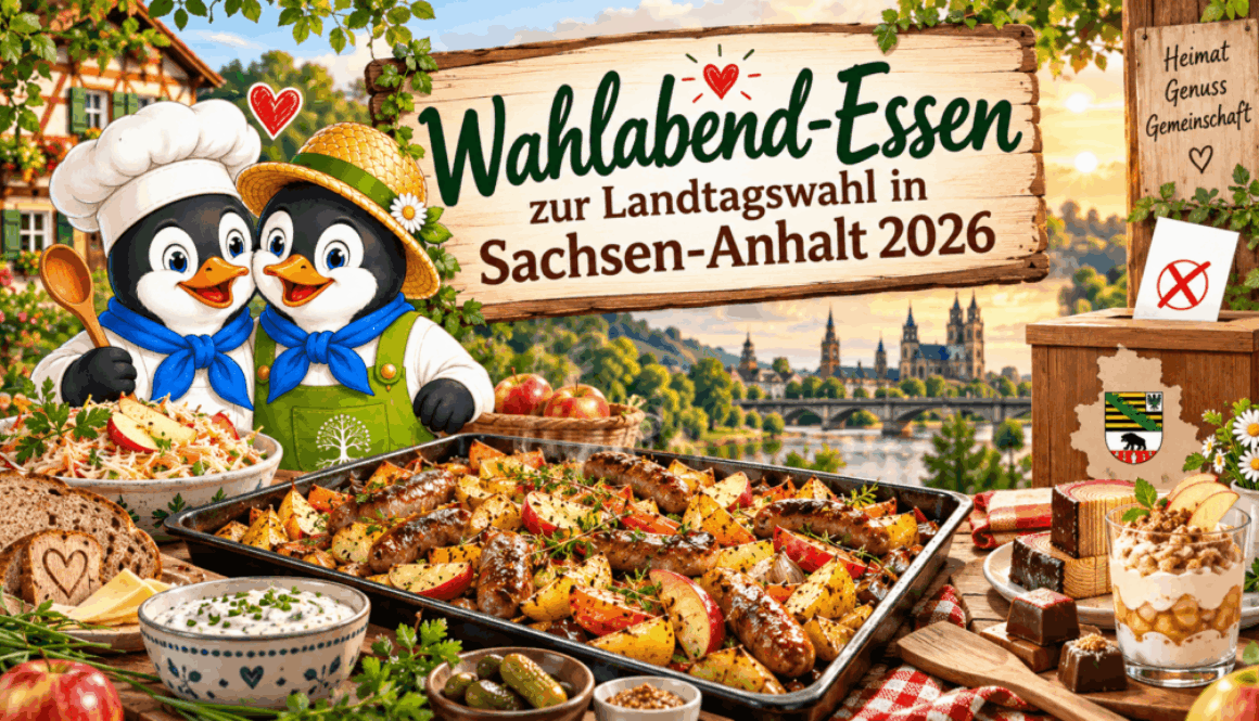 Wahlabend-Essen zur Landtagswahl in Sachsen-Anhalt 2026