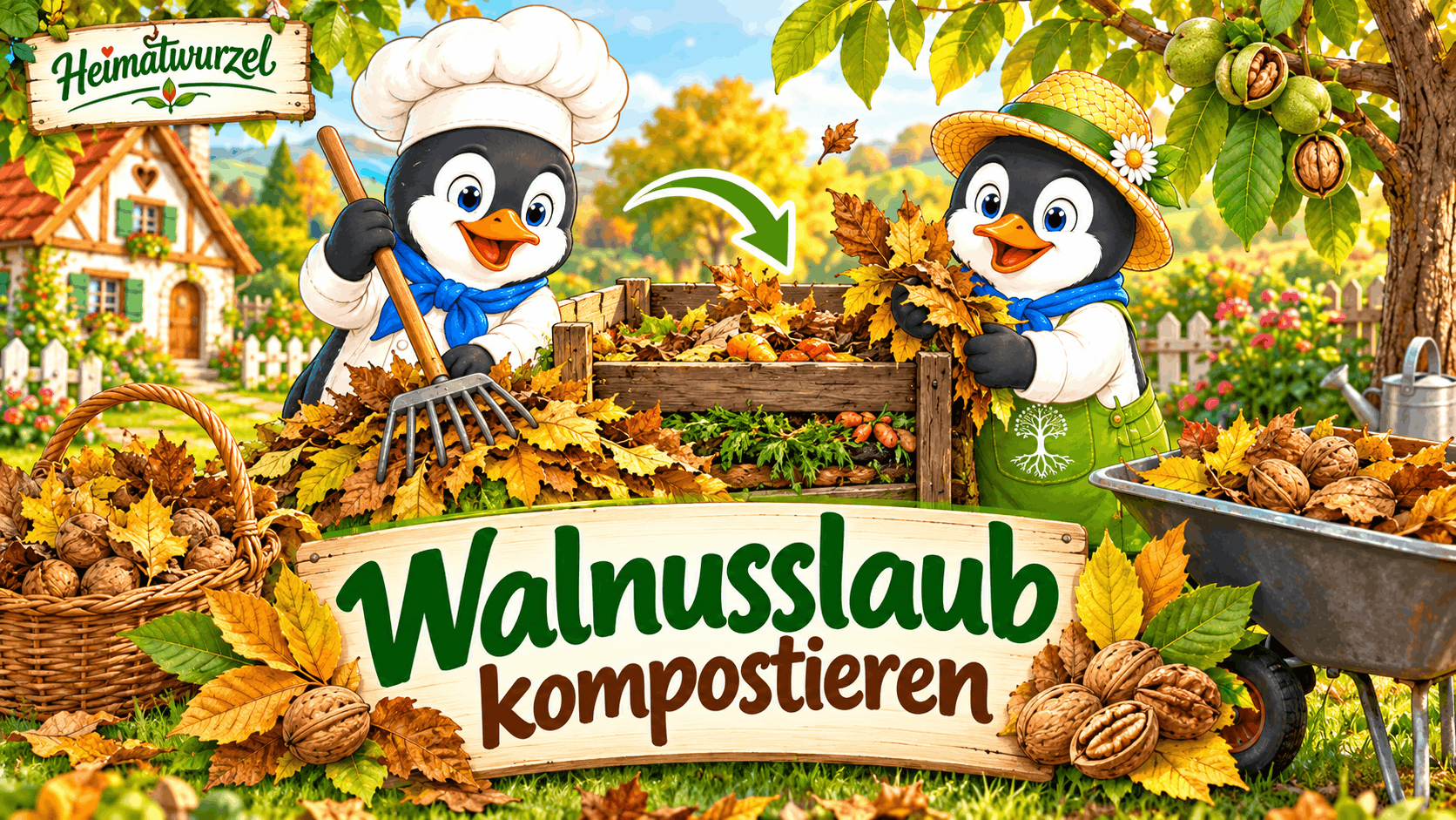 Walnusslaub kompostieren Walnusslaub kompostieren