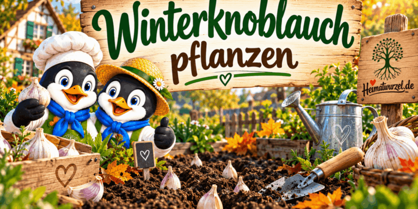 Winterknoblauch pflanzen
