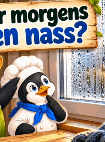 Fenster morgens innen nass