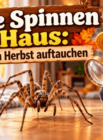 Große Spinnen im Haus