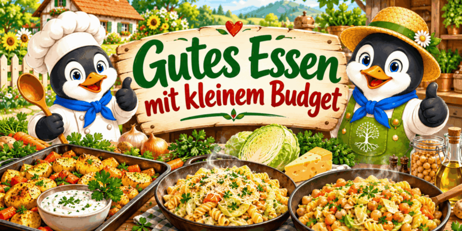 Gutes Essen mit kleinem Budget