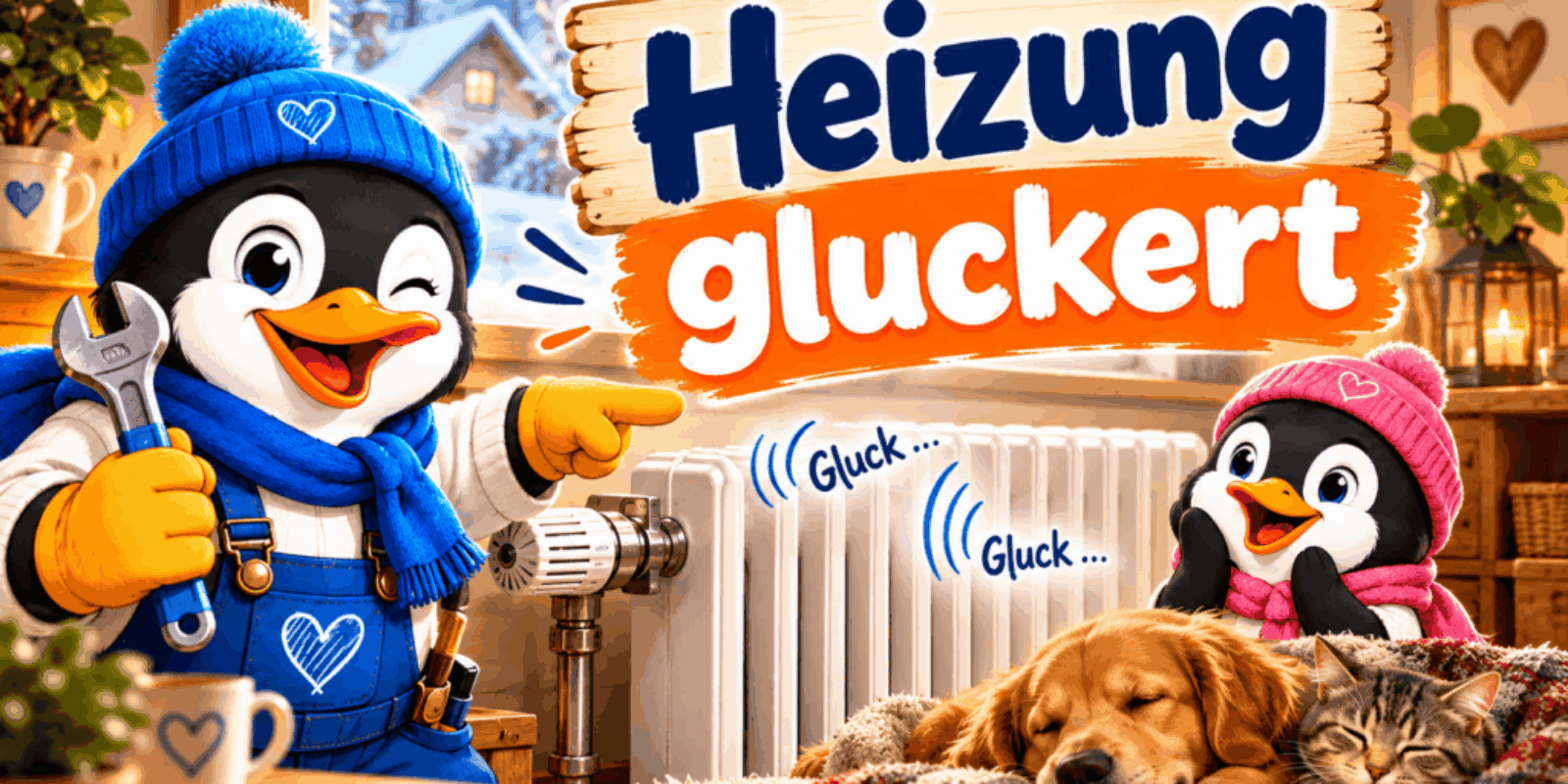 Heizung gluckert