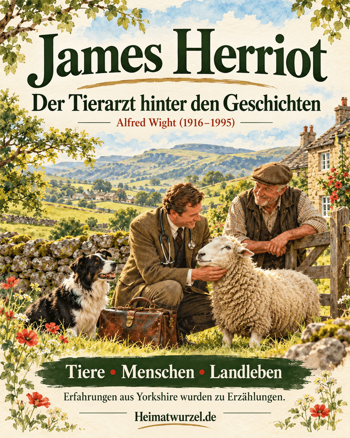 James Herriot und das Yorkshire Landleben James Herriot und das Yorkshire Landleben