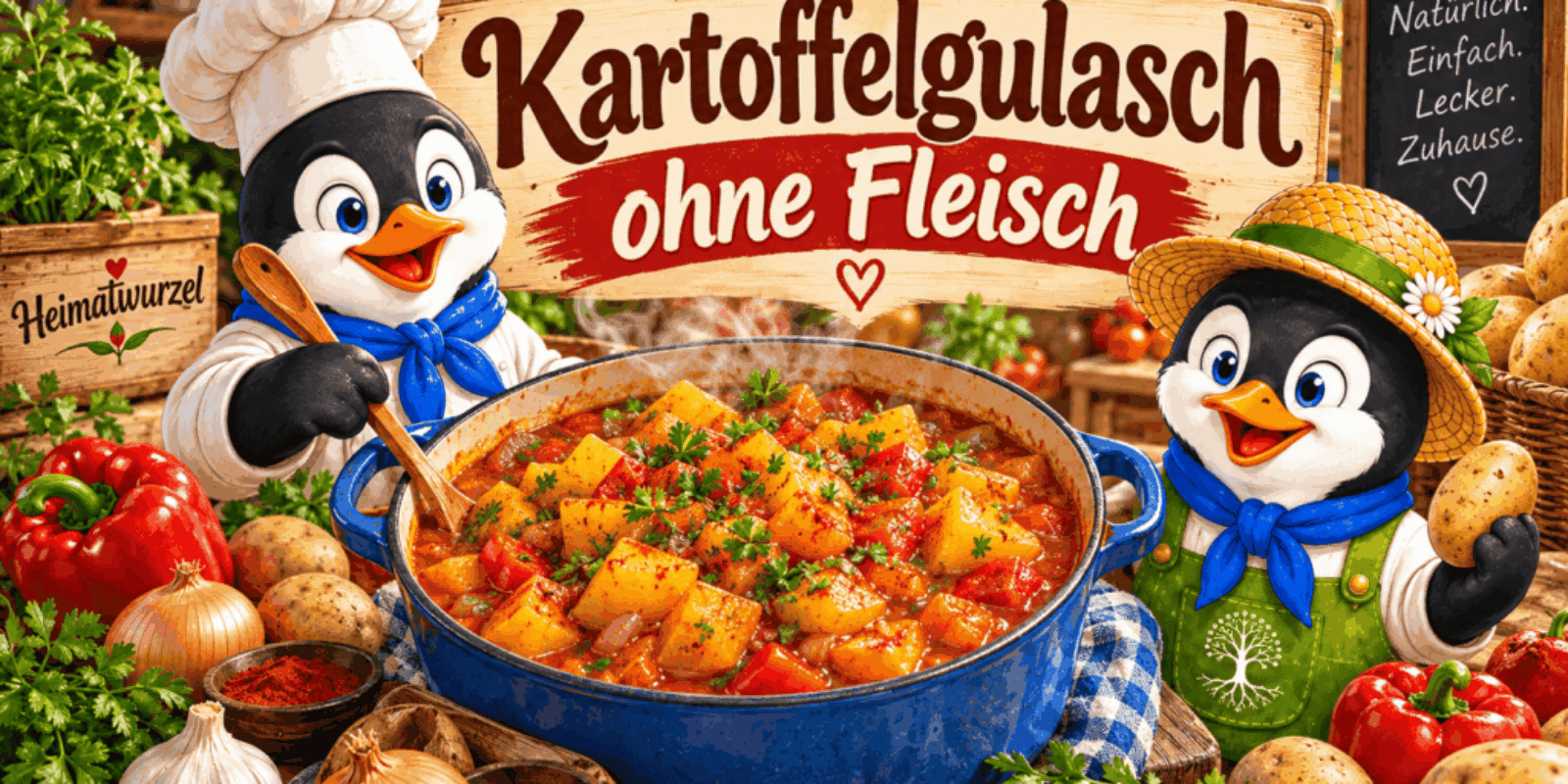 Kartoffelgulasch ohne Fleisch