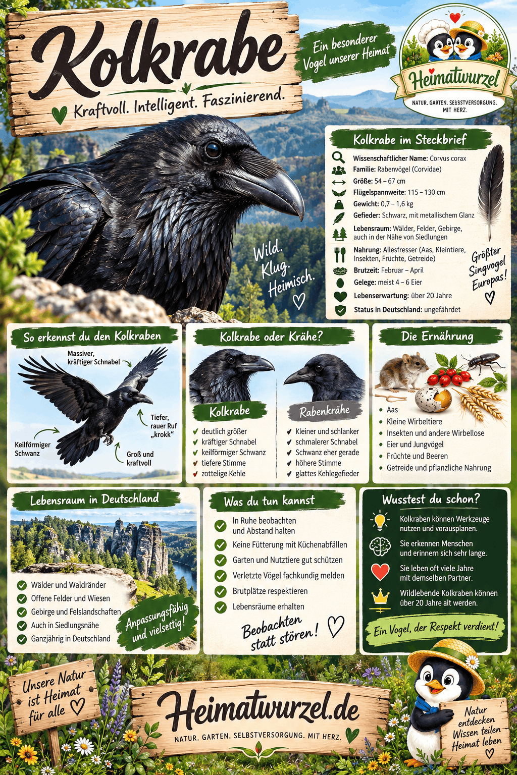 Kolkrabe Infografik Kolkrabe Infografik