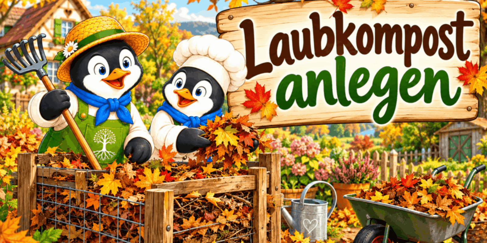 Laubkompost anlegen