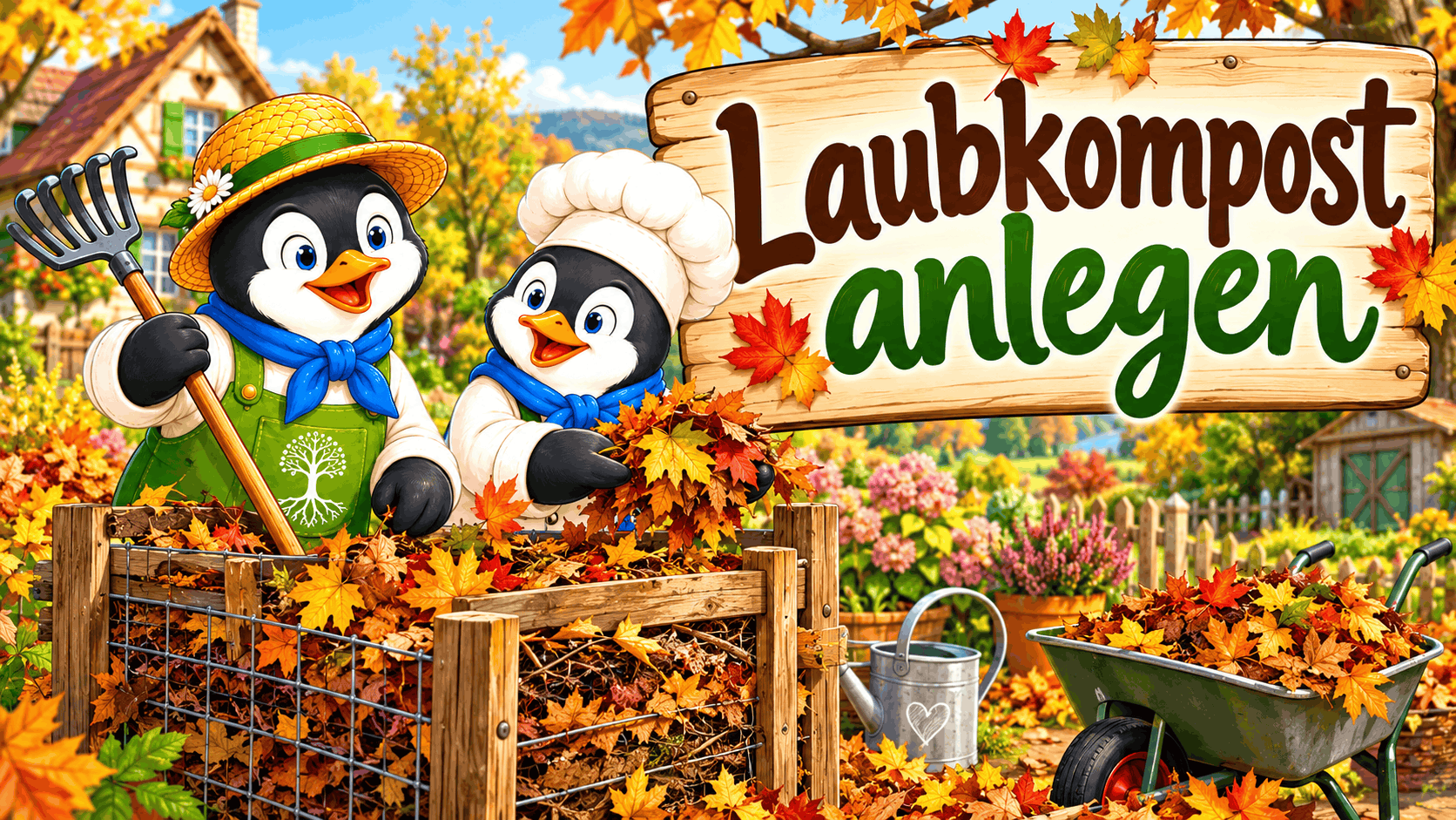 Laubkompost anlegen Laubkompost anlegen