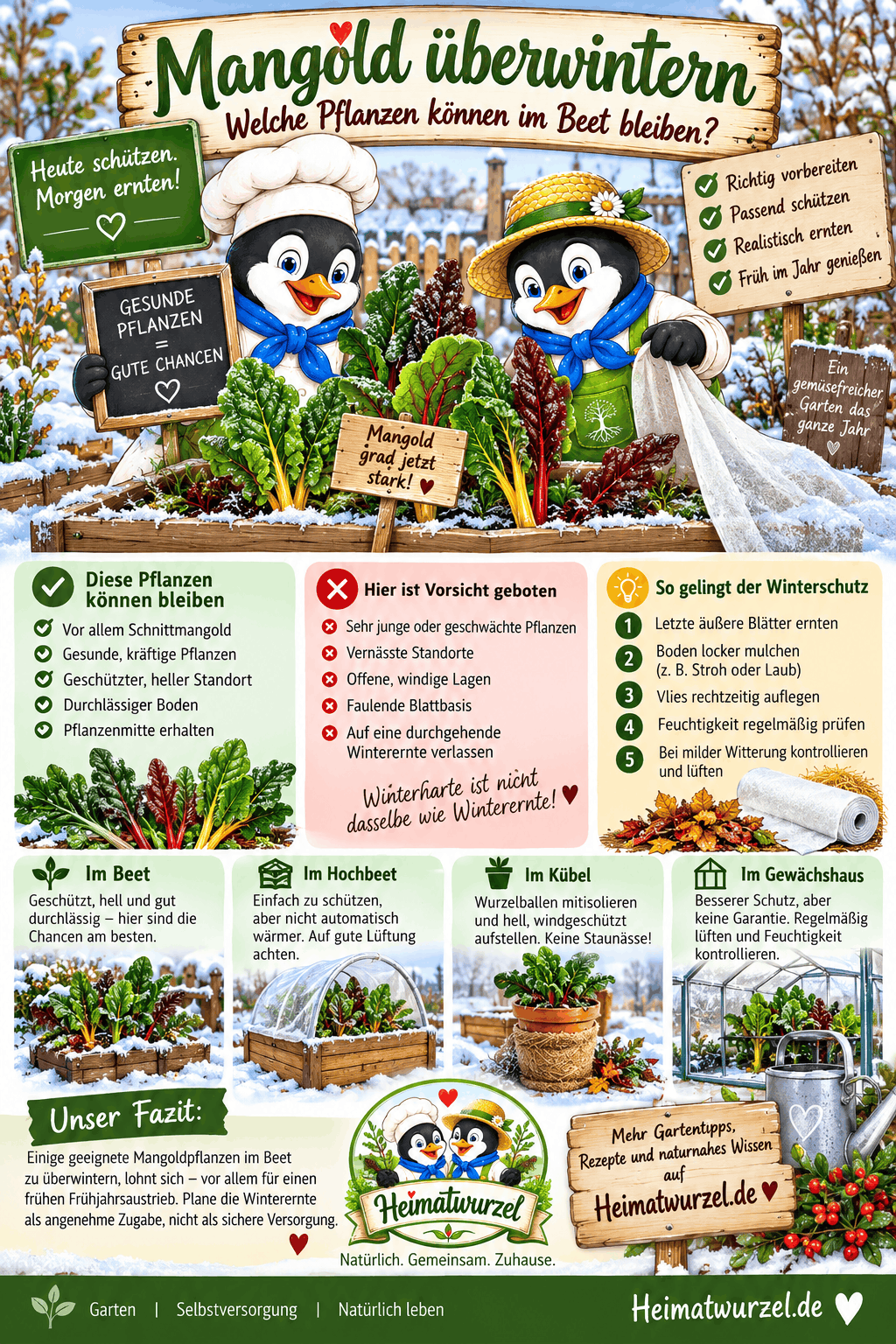 Mangold überwintern Infografik Mangold überwintern Infografik