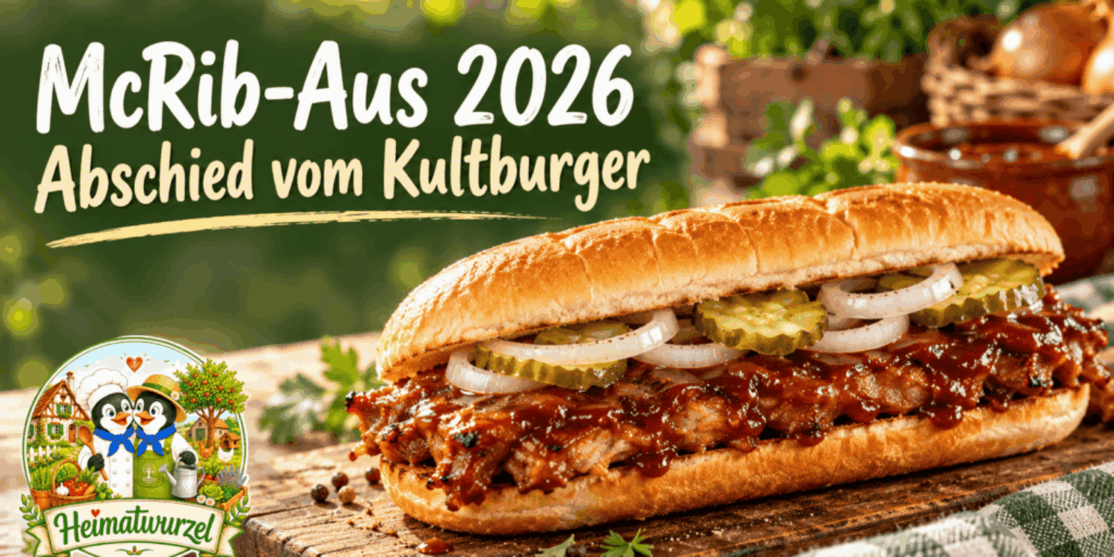McRib-Aus 2026 - Abschied vom Kultburger