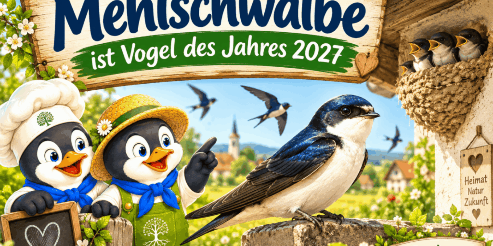 Mehlschwalbe ist Vogel des Jahres 2027