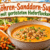 Möhren-Sanddorn-Suppe mit gerösteten Haferflocken