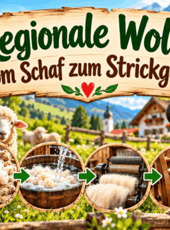 Regionale Wolle: Vom Schaf zum Strickgarn