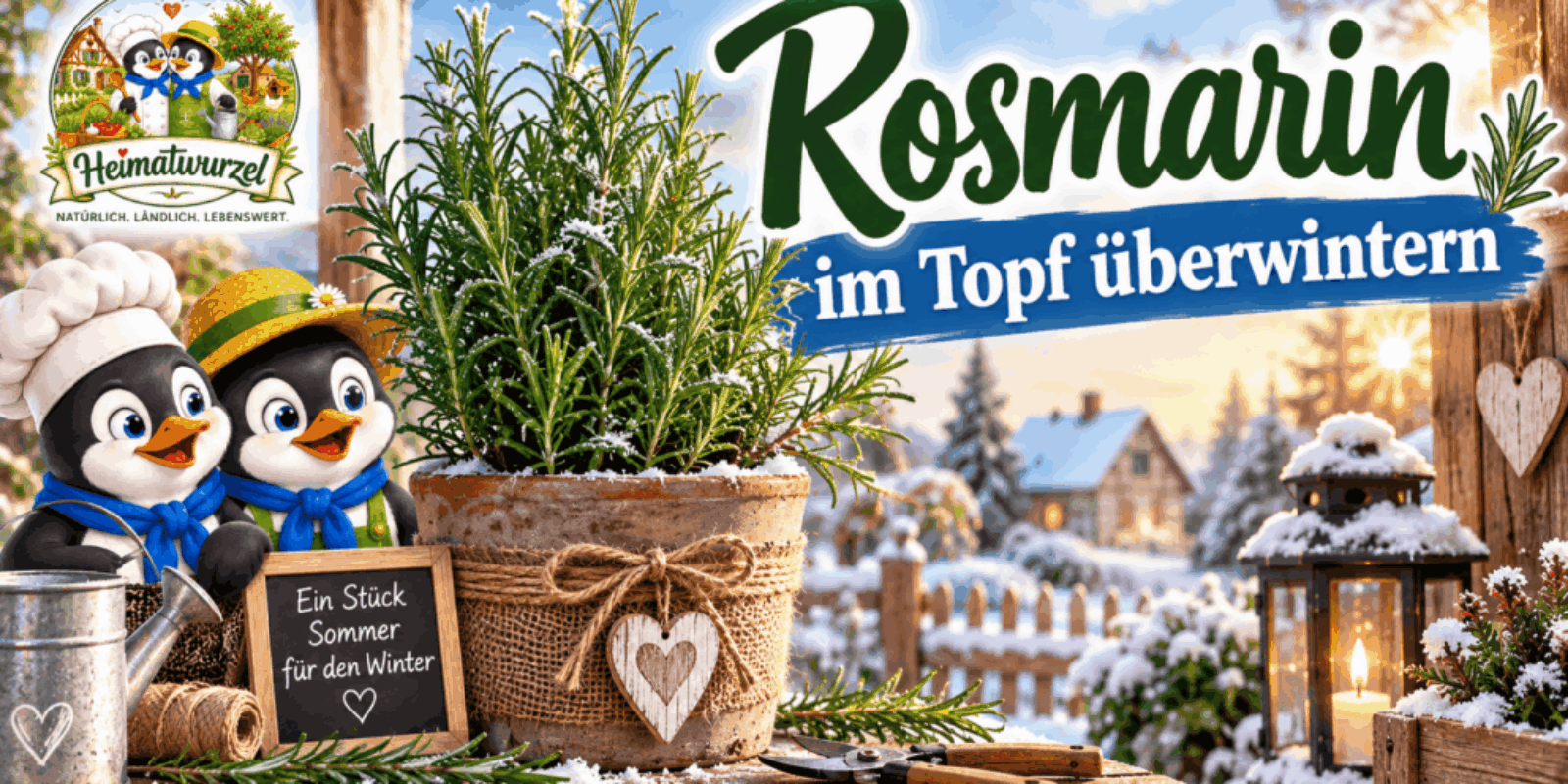 Rosmarin im Topf überwintern