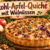 Rotkohl-Apfel-Quiche mit Walnüssen